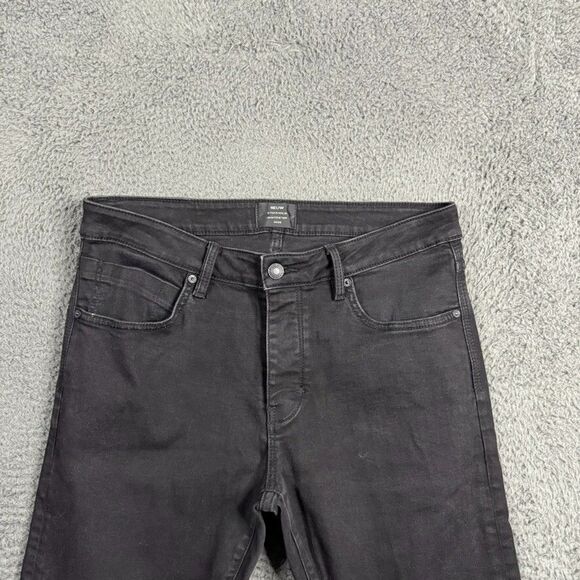 NEUW Denim Jeans Mens 34x32 Black Iggy Skinny Fit Stretch Casual - Picture 2 of 16